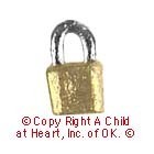 (&amp;sect;) Sale .40&amp;cent; Off - Dollhouse Padlock