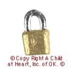 (&amp;sect;) Sale .40&amp;cent; Off - Dollhouse Padlock