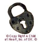 (&amp;sect;) Sale .40&amp;cent; Off - Dollhouse Padlock