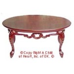 Dollhouse Fancy Victorian Coffee Table