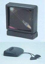 Dollhouse Illuminated TV with Video Game