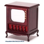 (&amp;sect;) Disc. $4 Off - Dollhouse Queen Anne Console Television