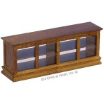 (&amp;sect;) Sale - Dollhouse Long Store Display Case- Choice of Finish -