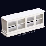 (&amp;sect;) Sale - Dollhouse Long Store Display Case- Choice of Finish -