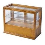 (*) Dollhouse Mirrored Rectangular Display Case- Choice of Finish -