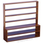 Dollhouse Large Open Back Shelving- Choice of Finish -