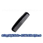(*) Unfinished Rattail Comb