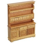 Dollhouse Dining Room Hutch- Choice of Finish - 