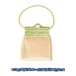 Dollhouse Clutch Purse - Beige or Black