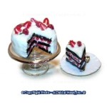 Dollhouse Chocolate Cake With Strawberries