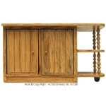 Dollhouse Modern Center Island - Oak