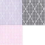(&amp;sect;) Disc 50% Off - 3 Shts Diamond Gingham Paper