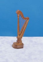 Walnut Dollhouse Harp