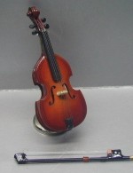 Dollhouse Cello w/Bow with Case