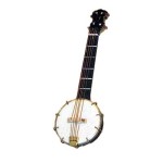 Dollhouse Miniature Banjo with Case