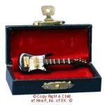 Dollhouse Electric Guitar with Case- Choice of Color -