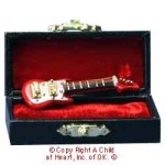 Dollhouse Electric Guitar with Case- Choice of Color -