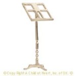 (*) Dollhouse Straight Top Music Stand