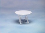 Dollhouse Wood Patio Table - White