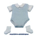 Dollhouse Baby Outfit with Socks