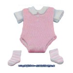 Dollhouse Baby Outfit with Socks