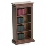 Dollhouse Bookcase with Books