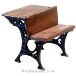 (&amp;sect;) Single Student Desk - Metal Legs