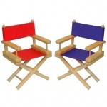Dollhouse Wooden Director Chair