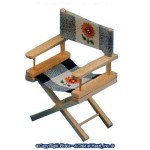 Dollhouse Wooden Director Chair
