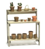 Dollhouse Three Tiered Plant Ladder