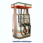 Dollhouse Contemporary Six Hose Gas Pump