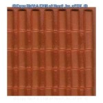 Dollhouse Red Adobe Tile Panel (PVC)