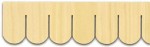 Dollhouse Wooden Shingle Strips- Choice of Style -