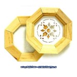 Octagon Window with Etched Insert