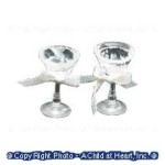 Dollhouse Wedding Toast Glasses