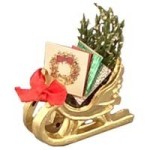 &amp;sect; Sale .50&amp;cent; Off - Dollhouse Christmas Card Sleigh