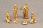 (&amp;sect;) Disc .40&amp;cent; Off - Gold or White Nativity Set