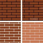 Dollhouse Brick Sheet (PVC)- Choice of Style -