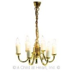 &amp;sect; Disc. $20 Off - Dollhouse 6 Arm Chandelier