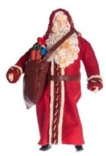 Dollhouse Porcelain Santa Doll