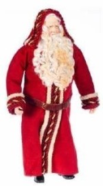 Dollhouse Porcelain Santa Doll