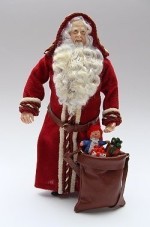 Dollhouse Porcelain Santa Doll