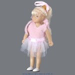 Vinyl DollHouse Doll - Modern Blonde Girl
