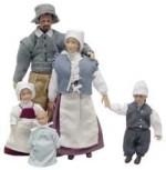 Colonial Phelps Dollhouse Family