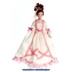Porcelain Lady Victorian Doll - White Gown