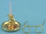 Dollhouse Candle Stick &amp; Glasses