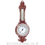 (*) Dollhouse Barometer- Choice of Finish -
