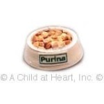 (&amp;sect;) Sale .30&amp;cent; Off - Dollhouse Filled Pet Food Bowls