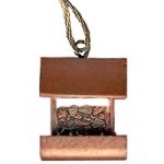 (*) Dollhouse Wooden Bird Feeder
