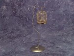 Dollhouse Tall Brass Bird Cage